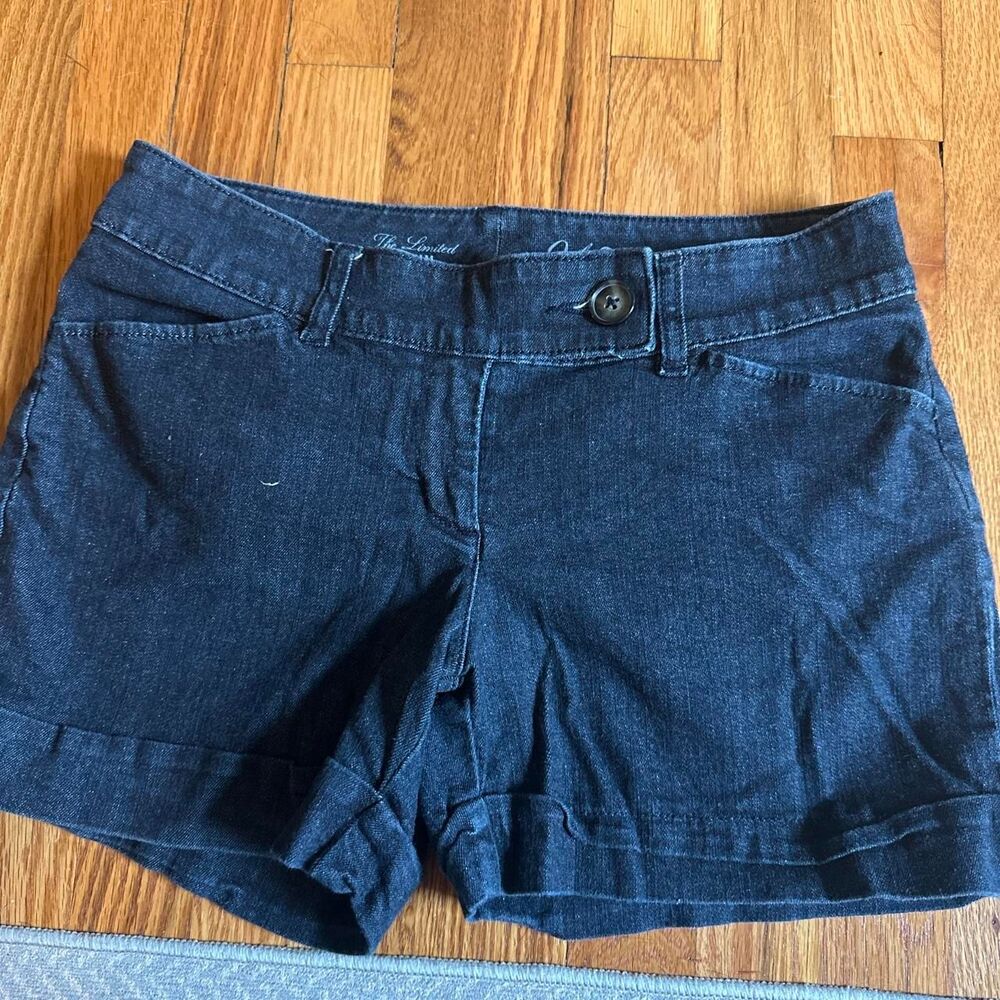 The-limited Women's Navy and Black Shorts
